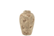 Vase Antique en argile beige petit - J-Line