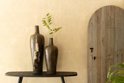 Vase Victor en ciment marron grand - J-Line