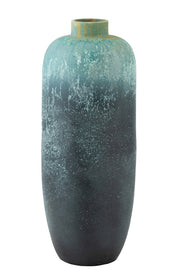 Vase Vintage Azure en céramique large - J-Line