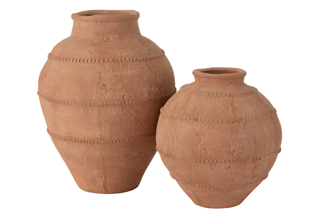 Vase Kala en terre cuite - J-Line